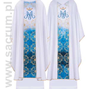  Ornat Maryjny z pasem haftowanym i sublimowanym HA7015/05
