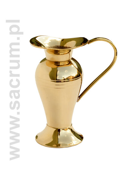 Dzbanek mosiężny lavabo, wys. 11 cm  10-001b