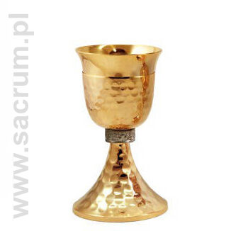Kielich złocony 07-c461, wysokość 19 cm