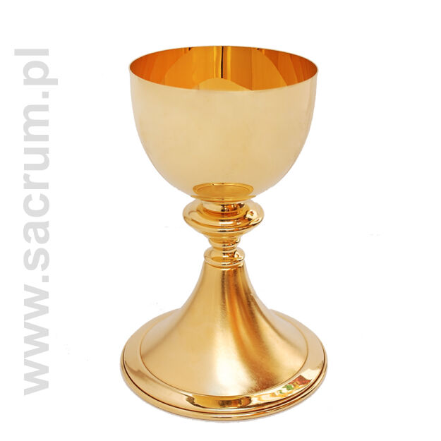 Kielich złocony, 25-1910, wysokość 19 cm