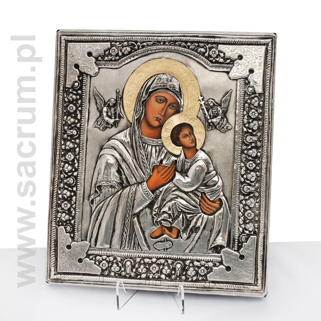 Ikona z metaloplastyki,  43-009 wymiar 26,5x31 cm
