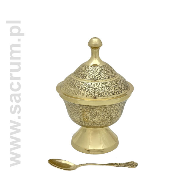 Łódka liturgiczna P165B, wysokość 15 cm