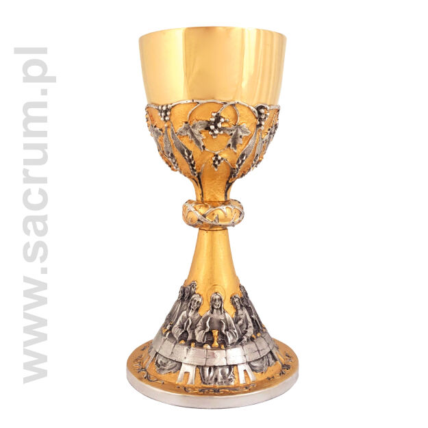 Kielich złocony - OSTATNIA WIECZERZA 04-955, wysokość 24 cm