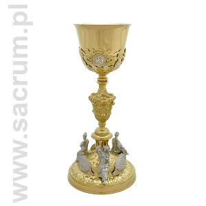 KIelich złocony 20-851, wysokość 29 cm