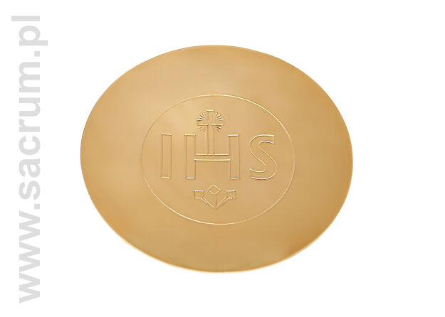 Patena IHS śr. 12 cm