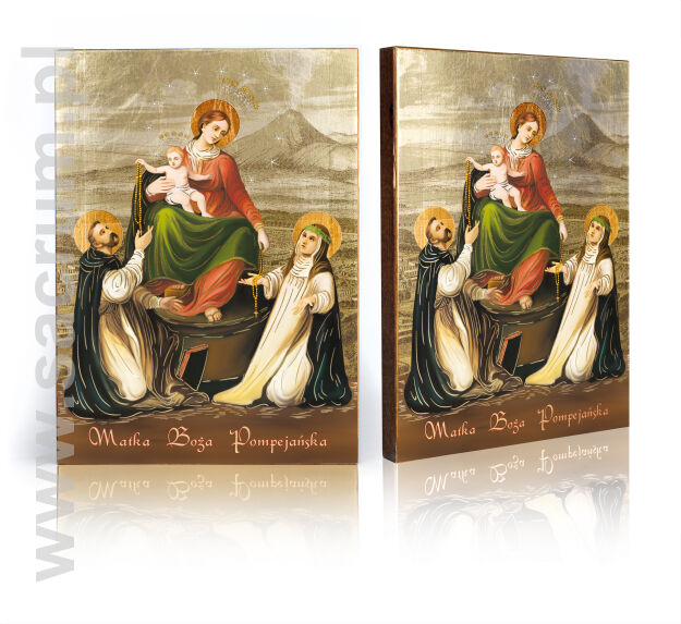 Ikona religijna Matka Boża Pompejańska 3409