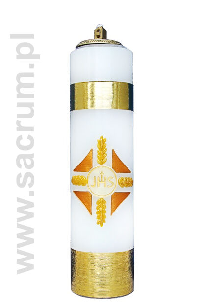 Świeca parafinowa na wkład olejowy, S04 Eucharystia