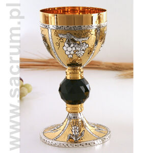 Kielich złocony 03-1800/N, wysokość 19 cm