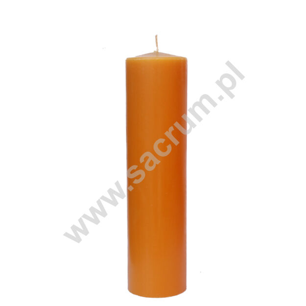 Naturalna świeca woskowo - parafinowa 1,6 kg -  wysokość 32 cm, średnica 8,5 cm