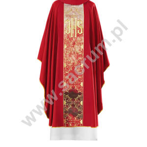 Ornat haftowany symbol IHS HA7016/02