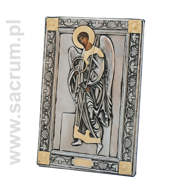 Ikona z metaloplastyki - Archanioł 43-022, 20x30 cm