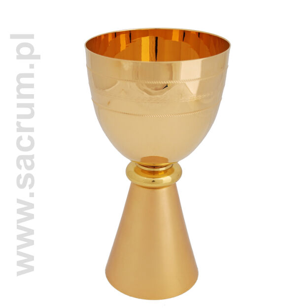 Kielich złocony 25-011, wysokość 18,5 cm