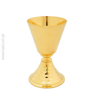 Kielich złocony 07-c621, wysokość 12 cm