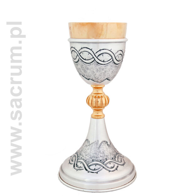 Kielich w bicolorze 36-1004, wysokość 23 cm