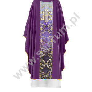 Ornat haftowany symbol IHS HA7016/03