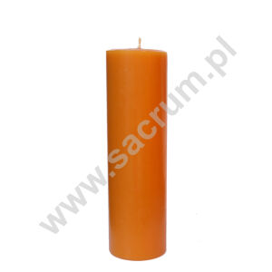 Naturalna świeca woskowa,  wysokość 40 cm, średnica 12 cm