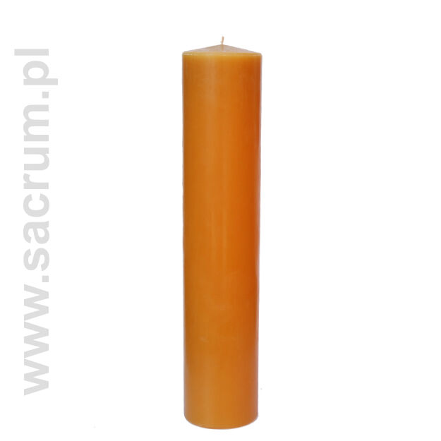 Naturalna świeca woskowo - parafinowa 2 kg -  wysokość 40 cm, średnica 8,5 cm