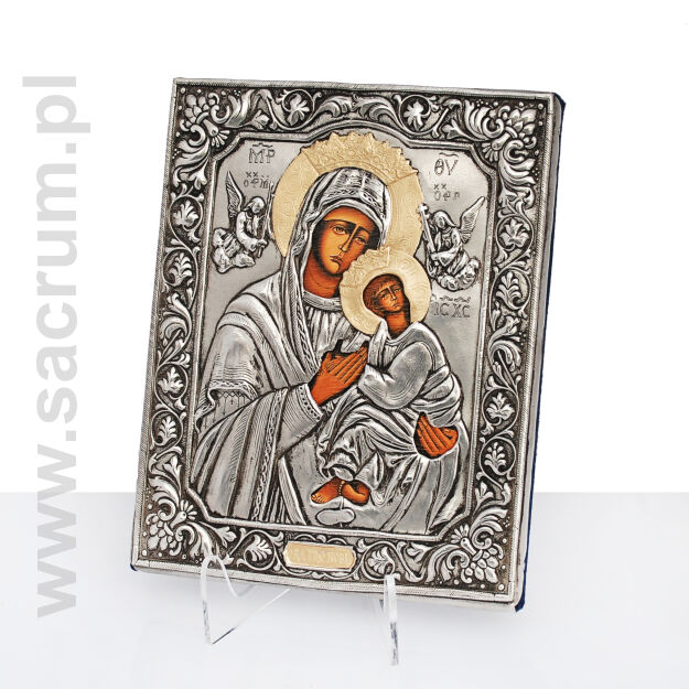 Ikona z metaloplastyki,  43-005 wymiar 16,5x21 cm
