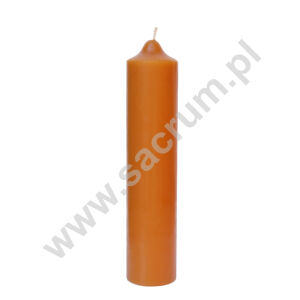 Naturalna świeca woskowa 1,1 kg -  wysokość 33 cm, średnica 7 cm