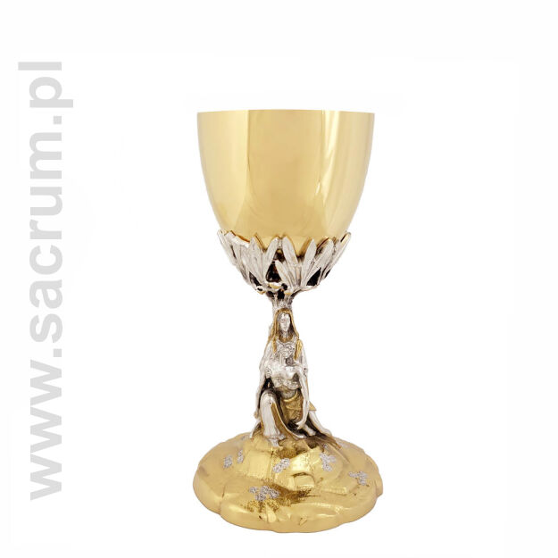 Kielich złocony 23-3429, wysokość 19 cm