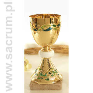 kielich złocony 03-845/sm, wysokość 20cm