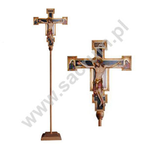 Krzyż procesyjny drewniany 32-709300