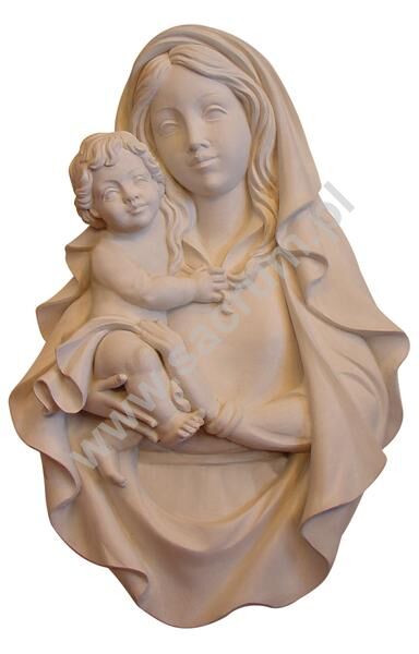 Matka Boża z Dzieciątkiem - płaskorzeźba 32-190000 (natural) - różne wielkości 
