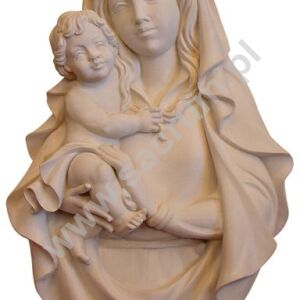 Matka Boża z Dzieciątkiem - płaskorzeźba 32-190000 (natural) - różne wielkości 